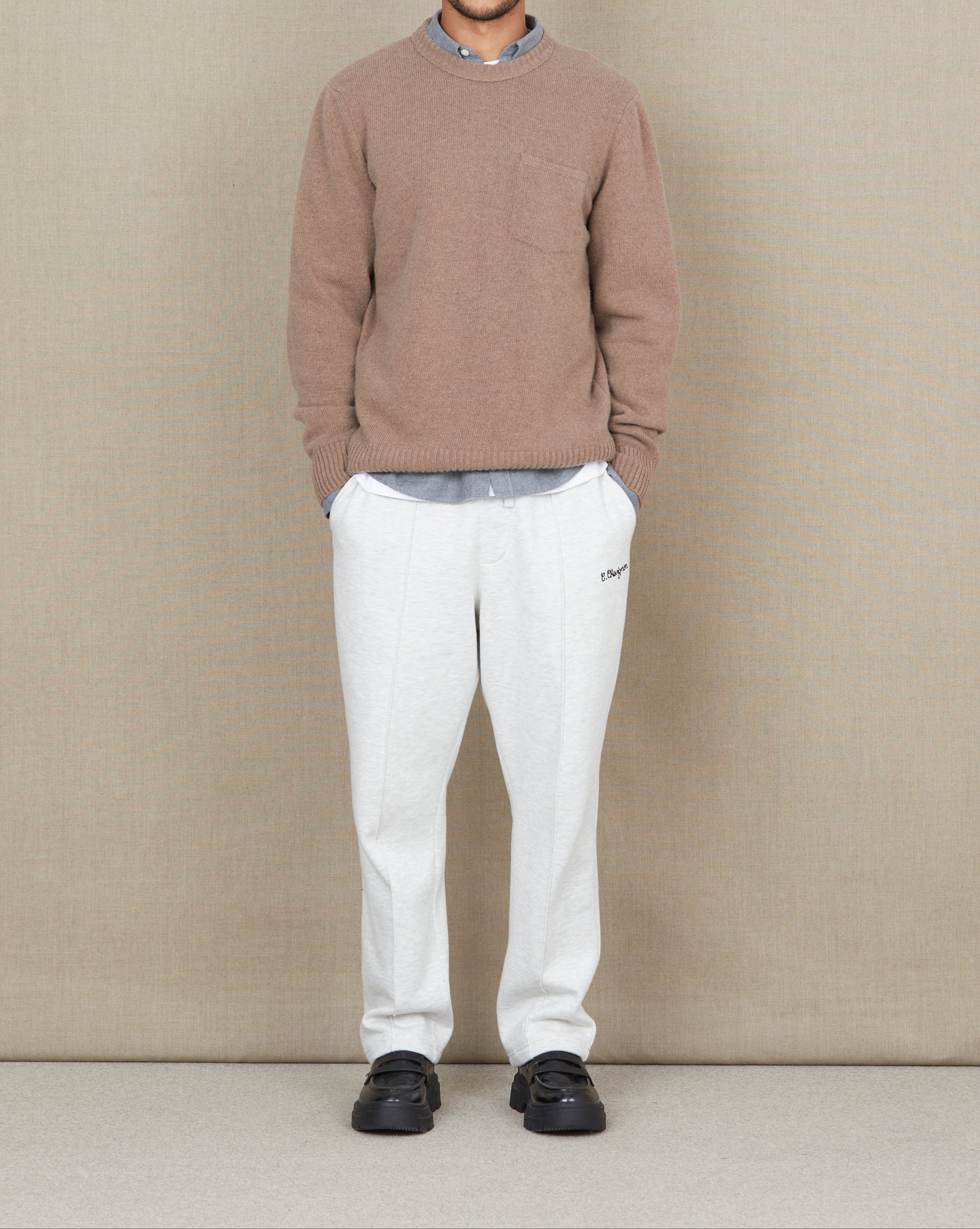 PULL POCKET WOOL BEIGE