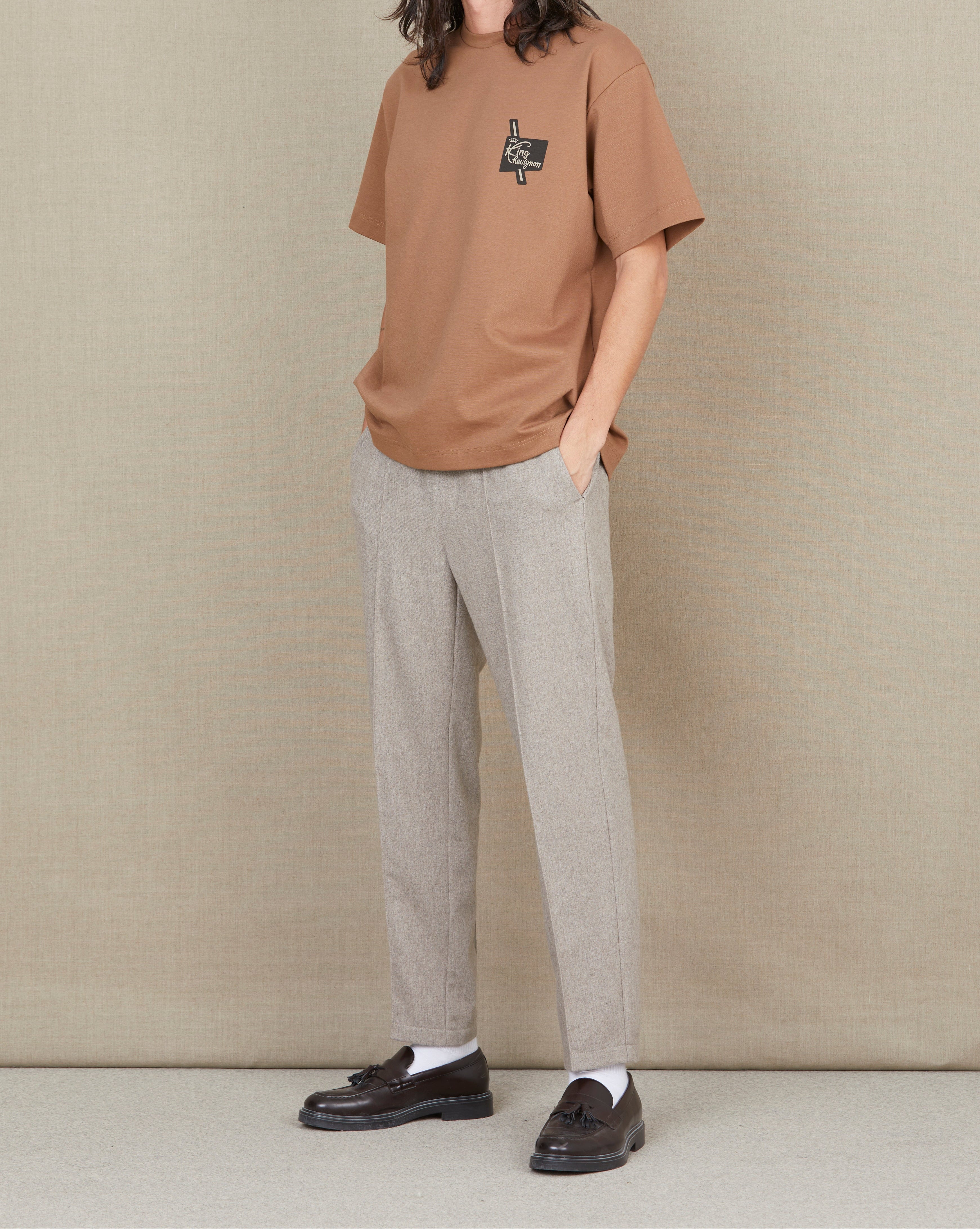 T-SHIRT KING CHEVIGNON MARRON