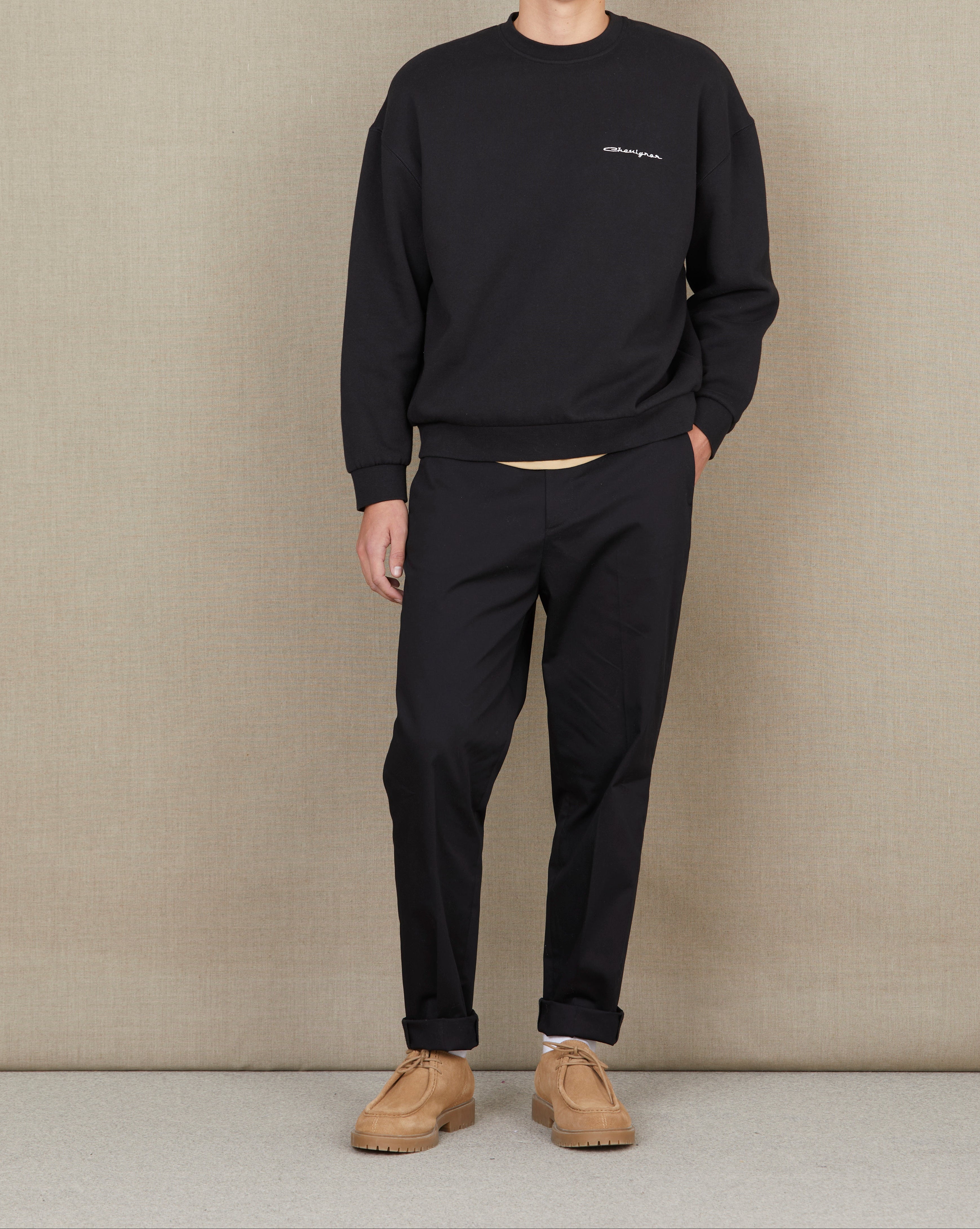 SWEATSHIRT BRODÉ CITY SWEAT NOIR