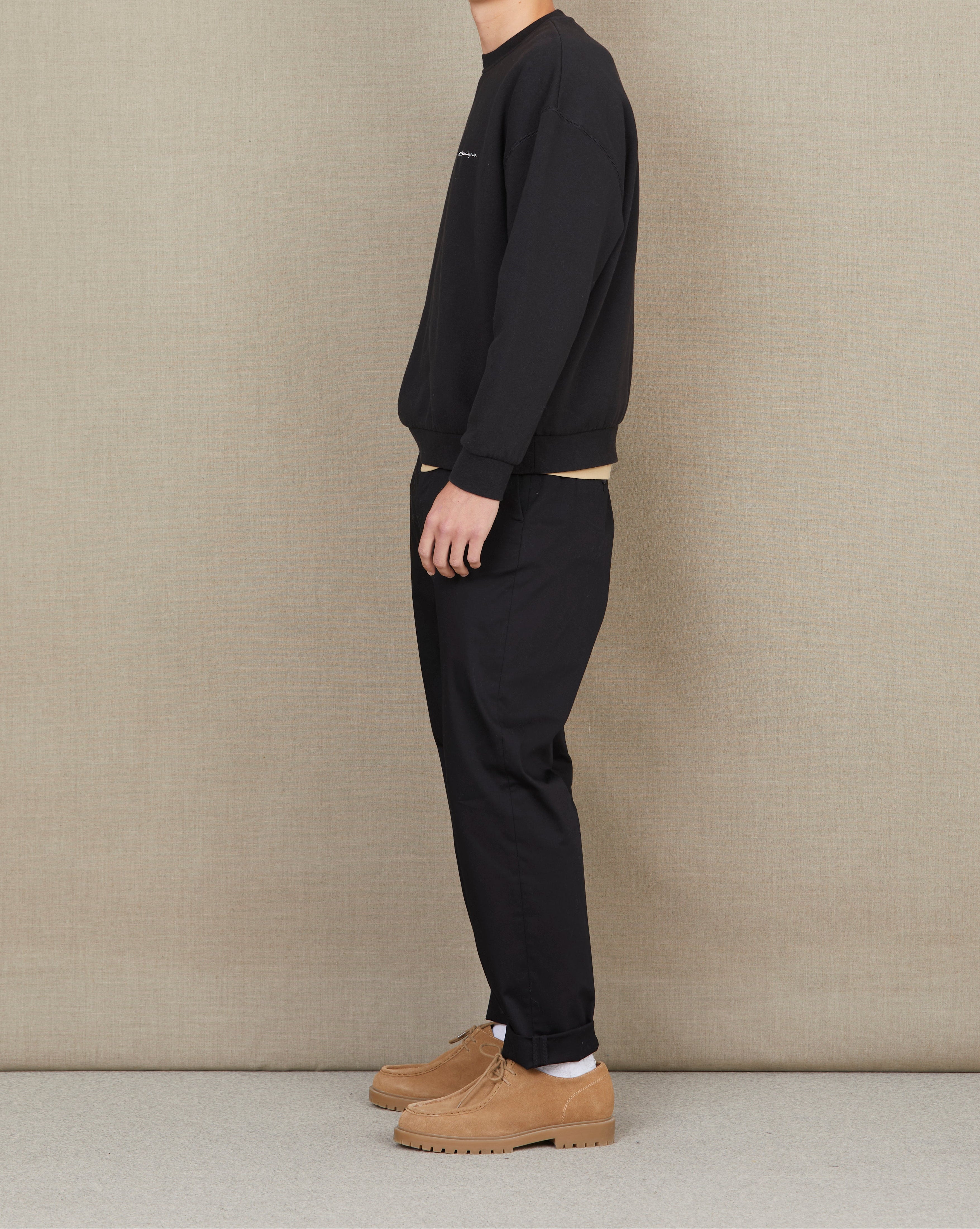 SWEATSHIRT BRODÉ CITY SWEAT NOIR