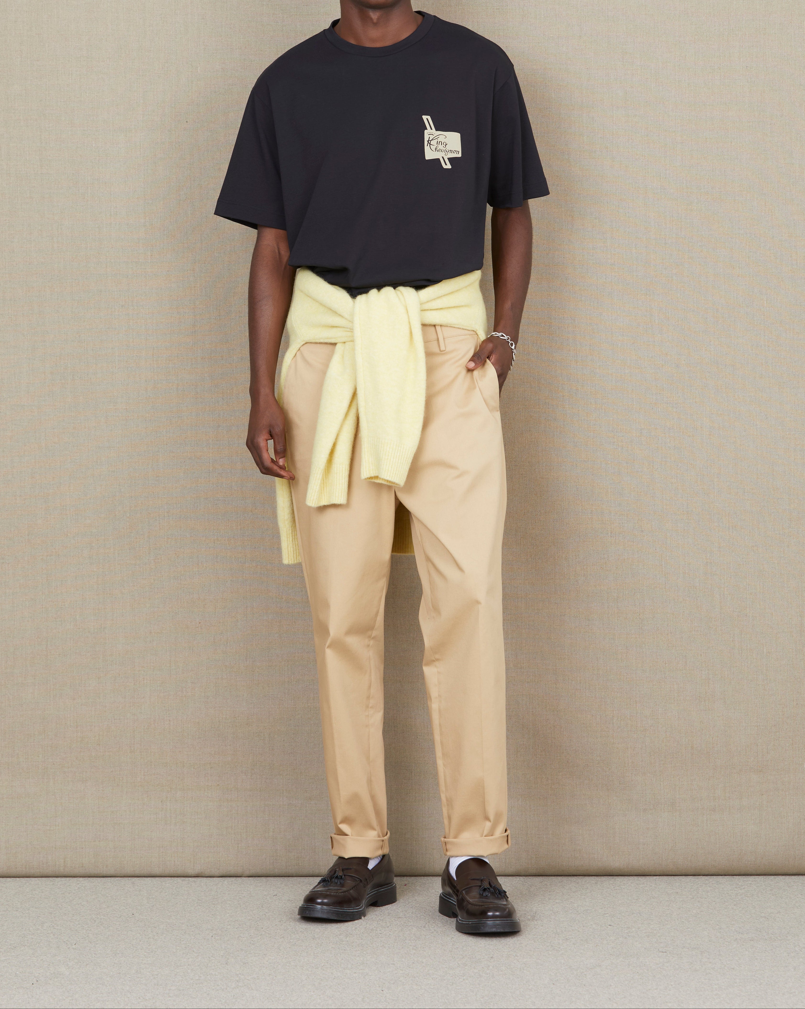 T-SHIRT KING CHEVIGNON NOIR