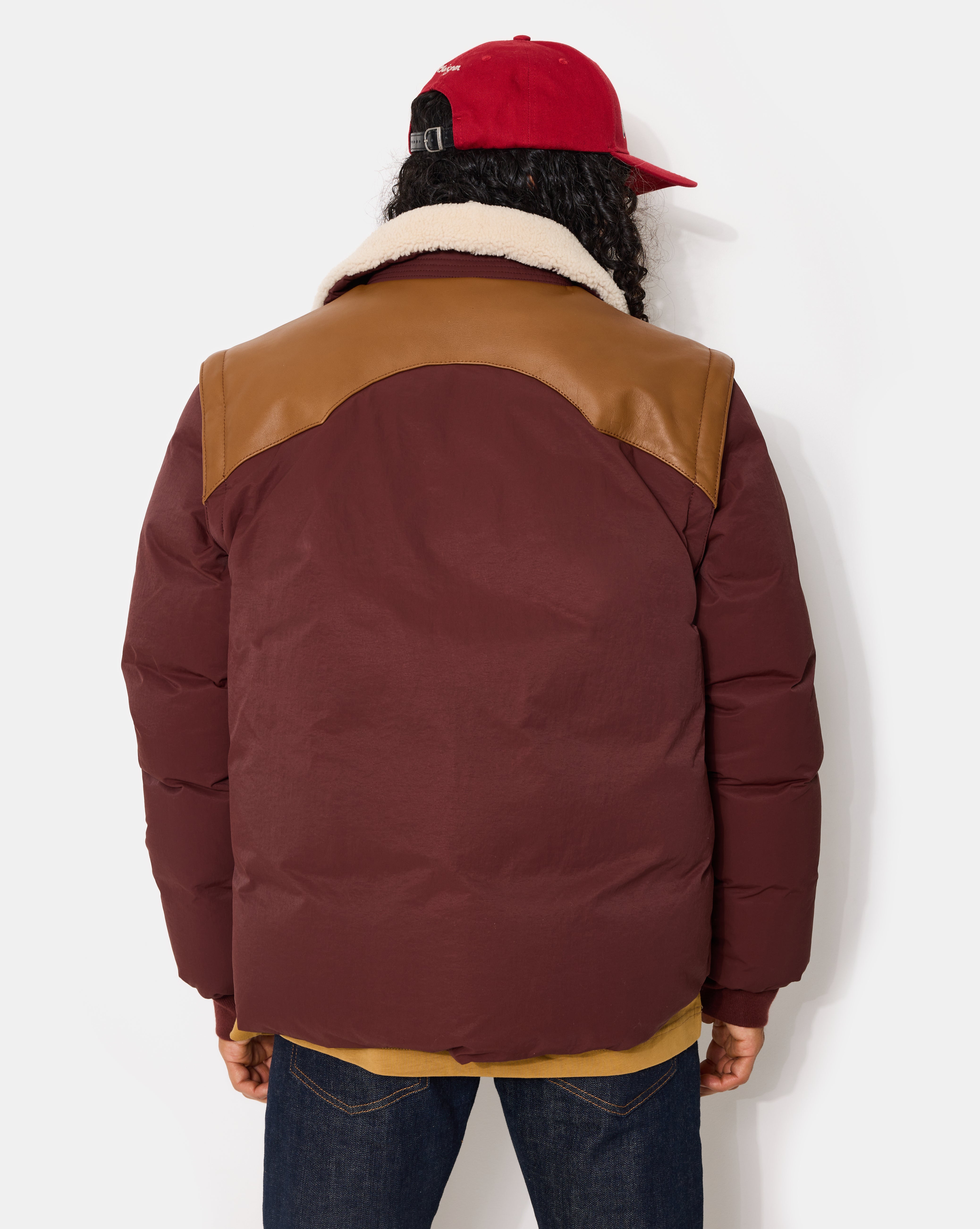 KROSS 4 BURGUNDY DOWN JACKET