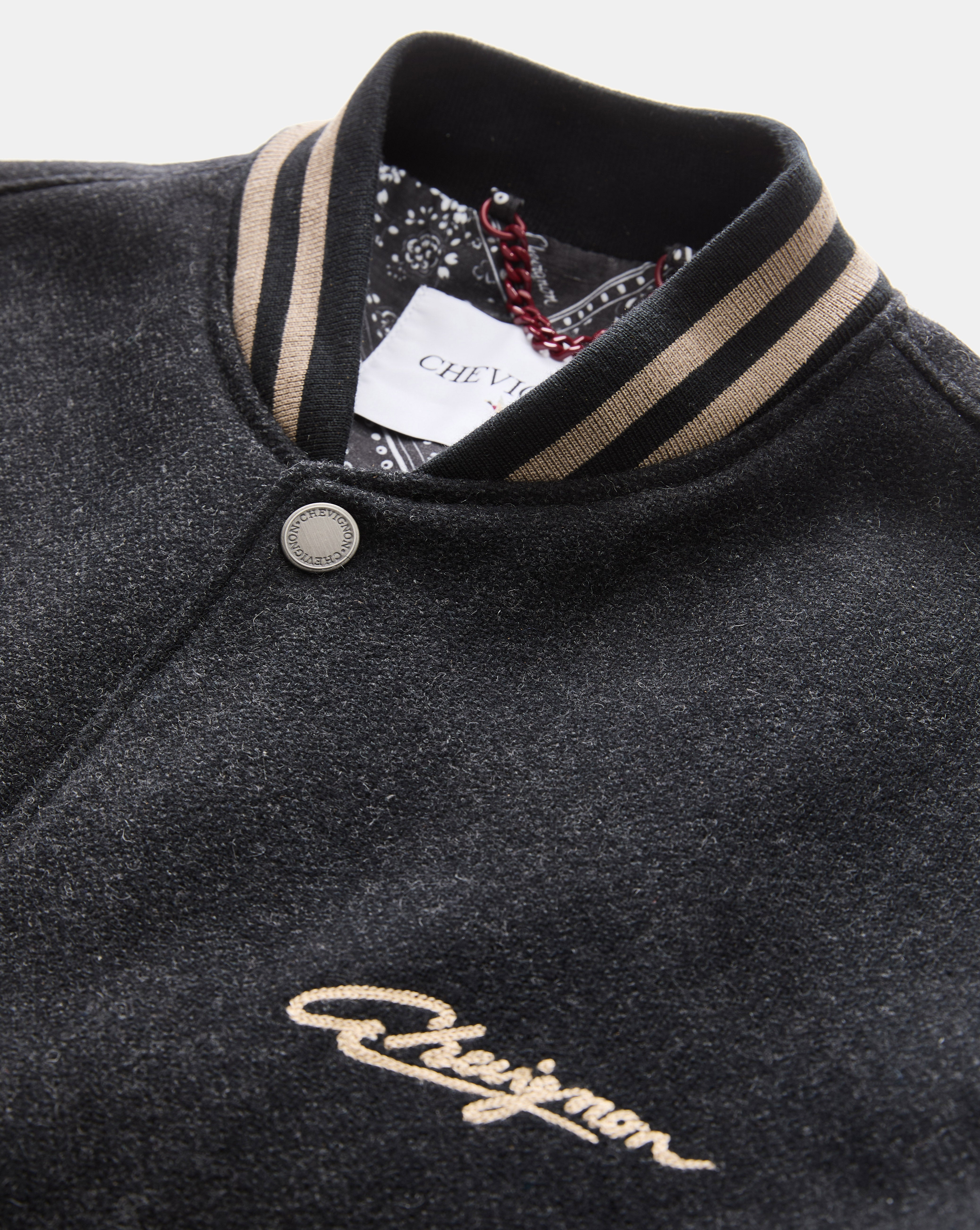 BLOUSON WINDS VARSITY NOIR