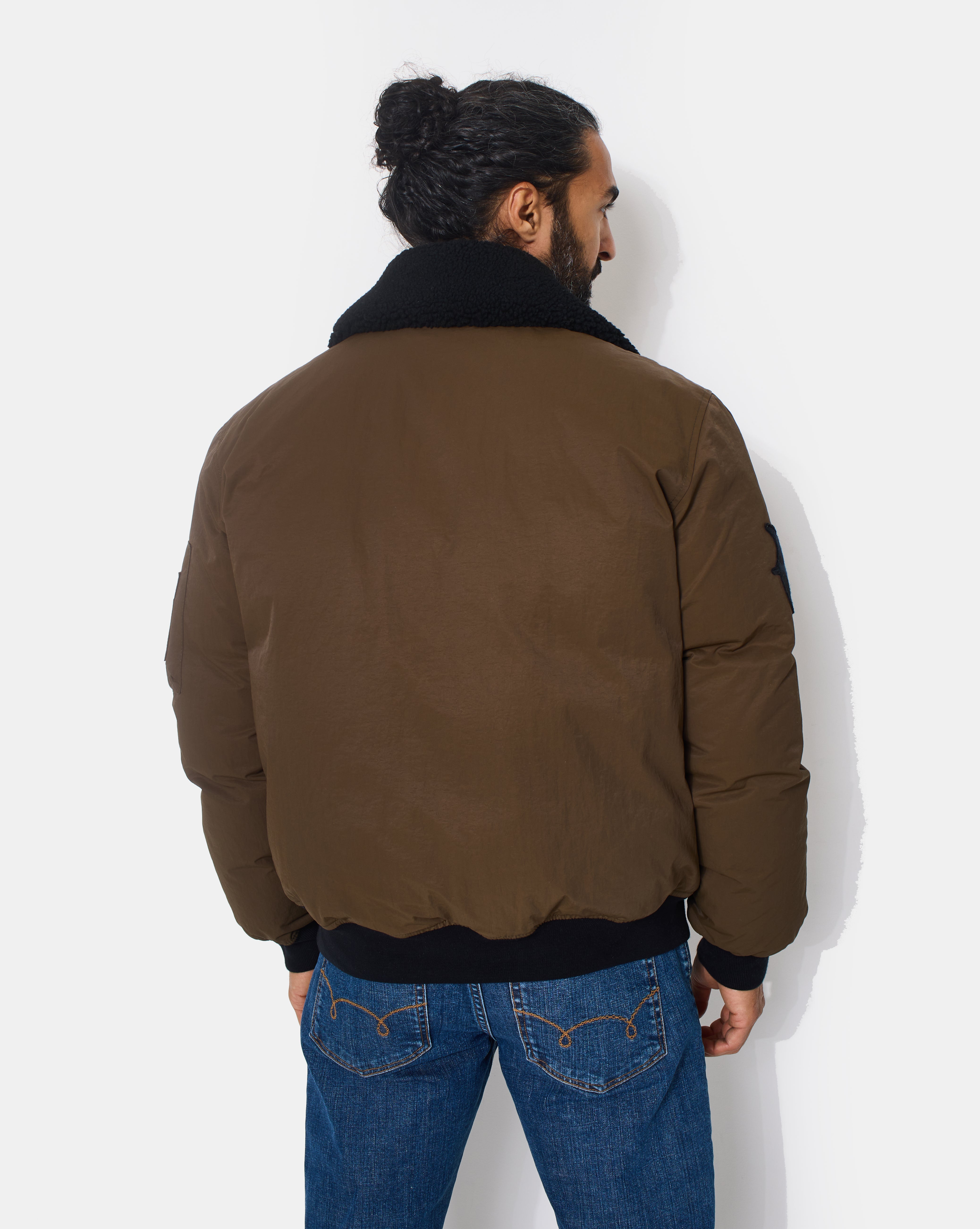 DOUDOUNE DOWN PILOT KAKI