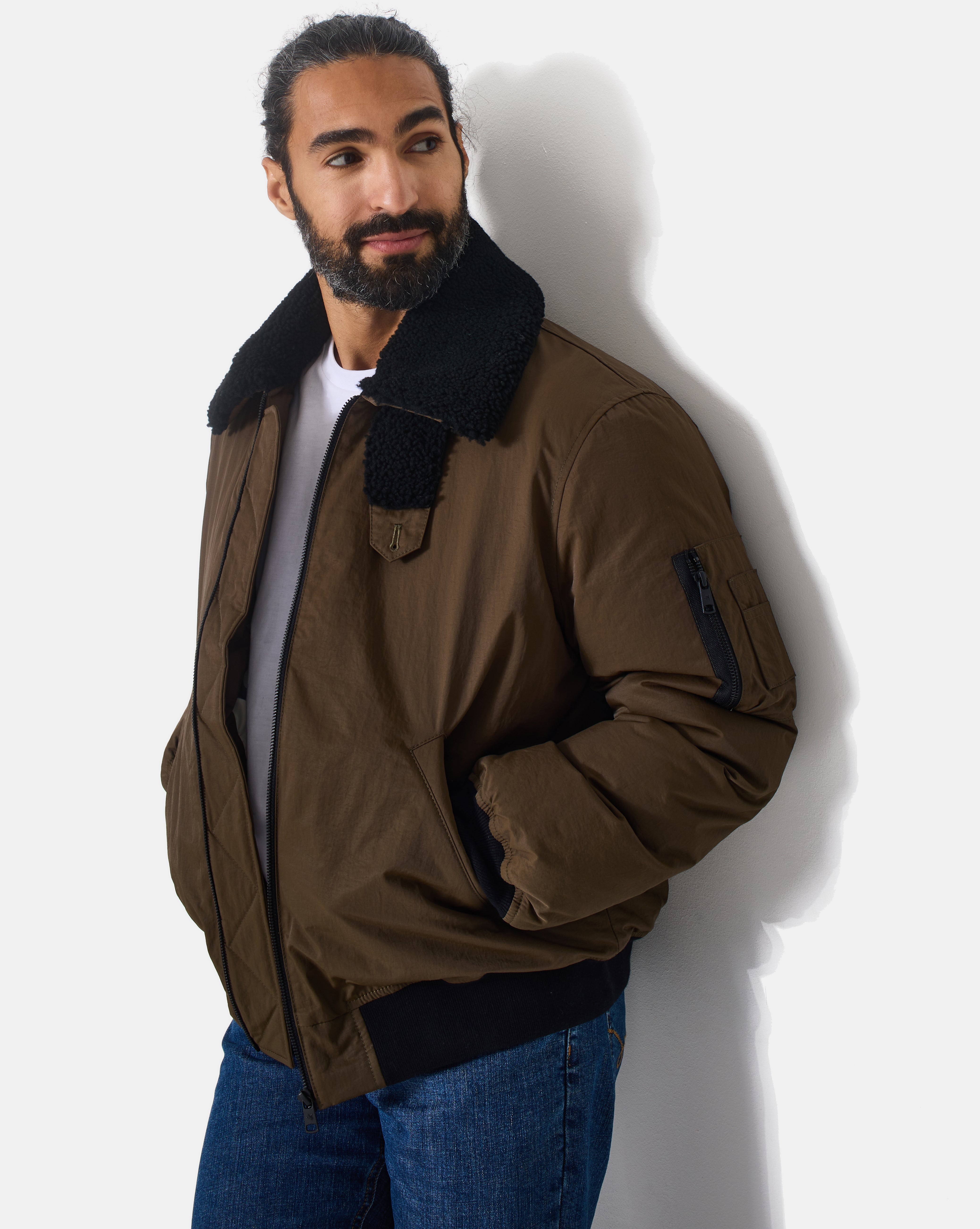 DOUDOUNE DOWN PILOT KAKI