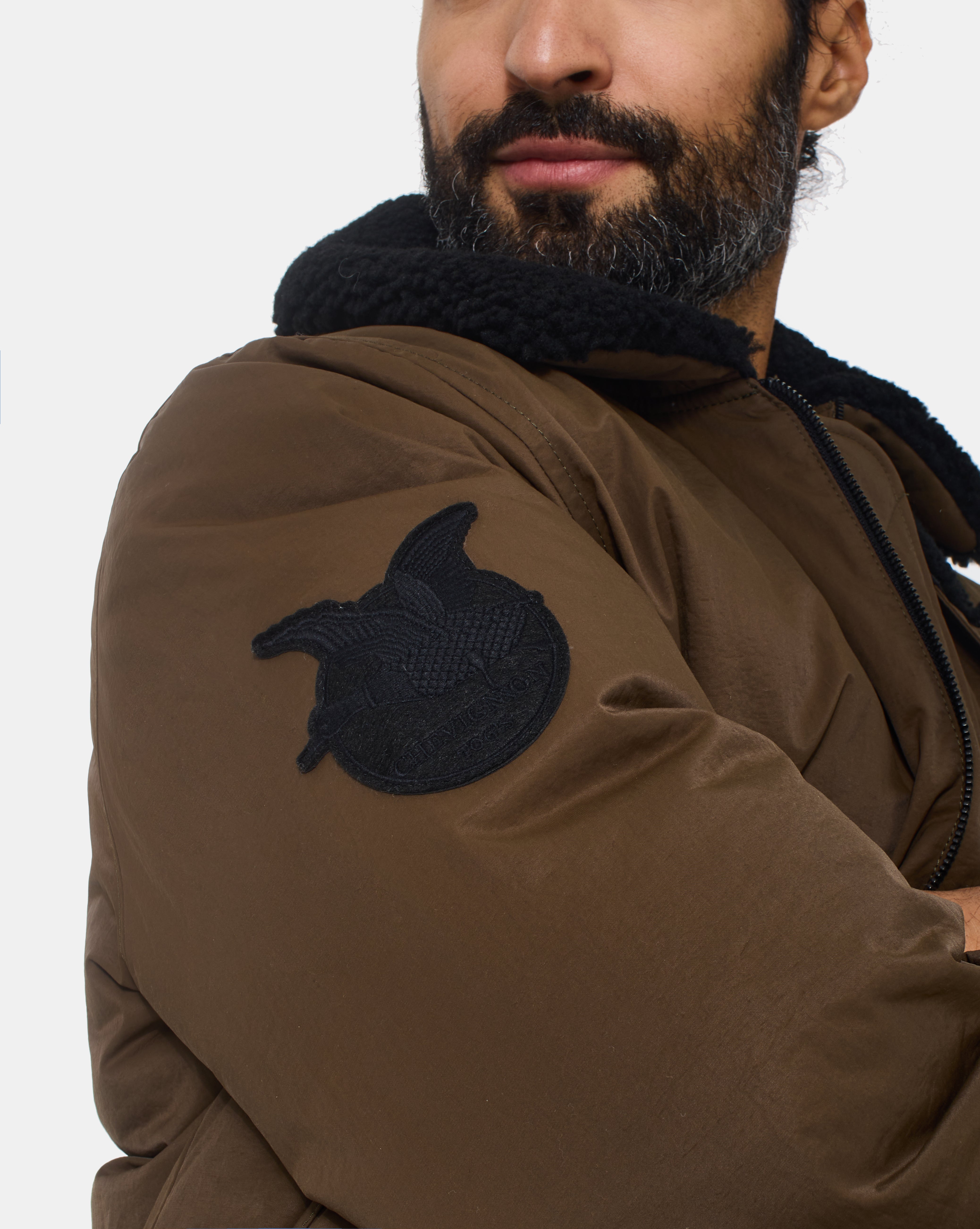 DOUDOUNE DOWN PILOT KAKI