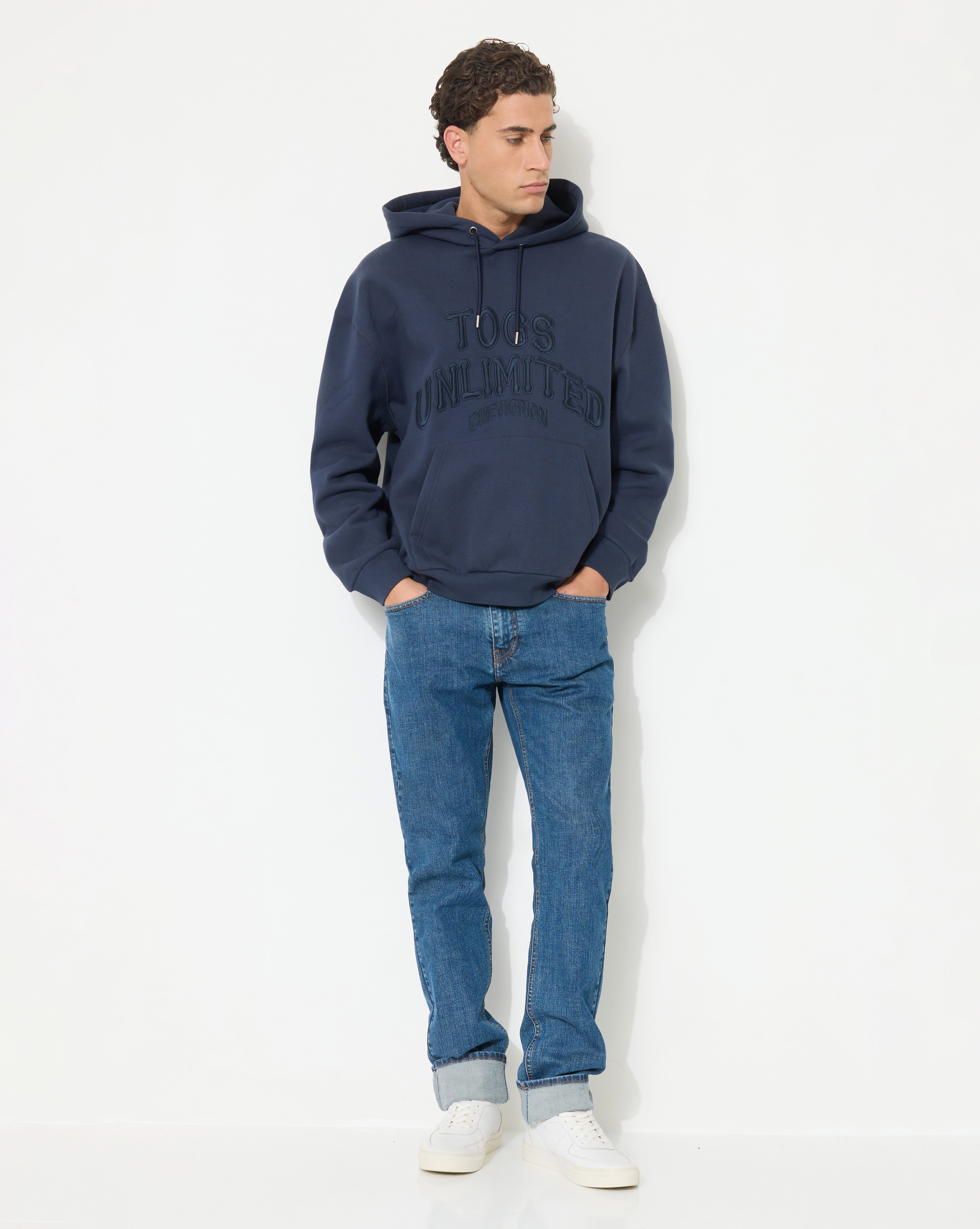 SWEAT HOOD TOGS BLUE