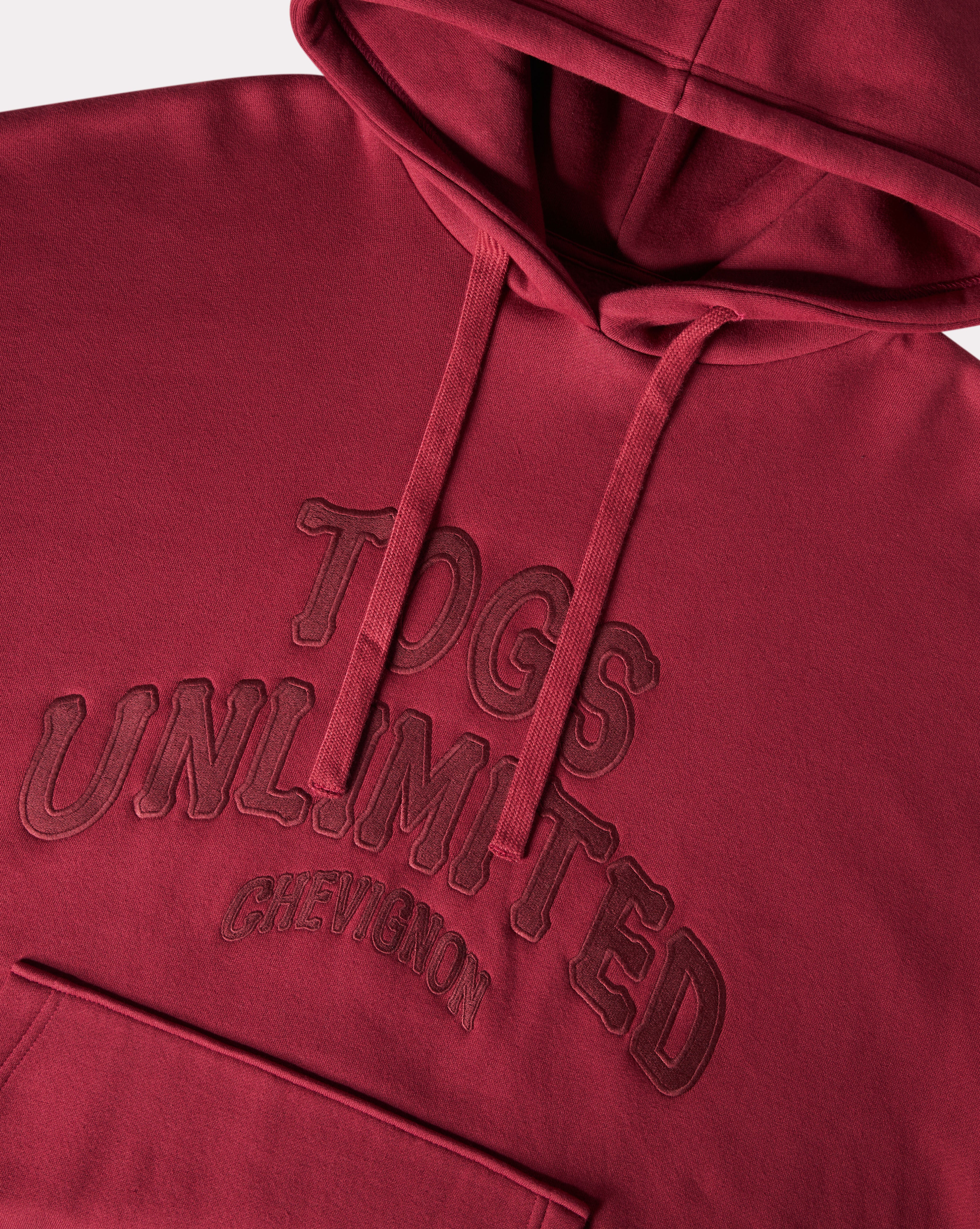 SWEAT HOOD TOGS ROUGE
