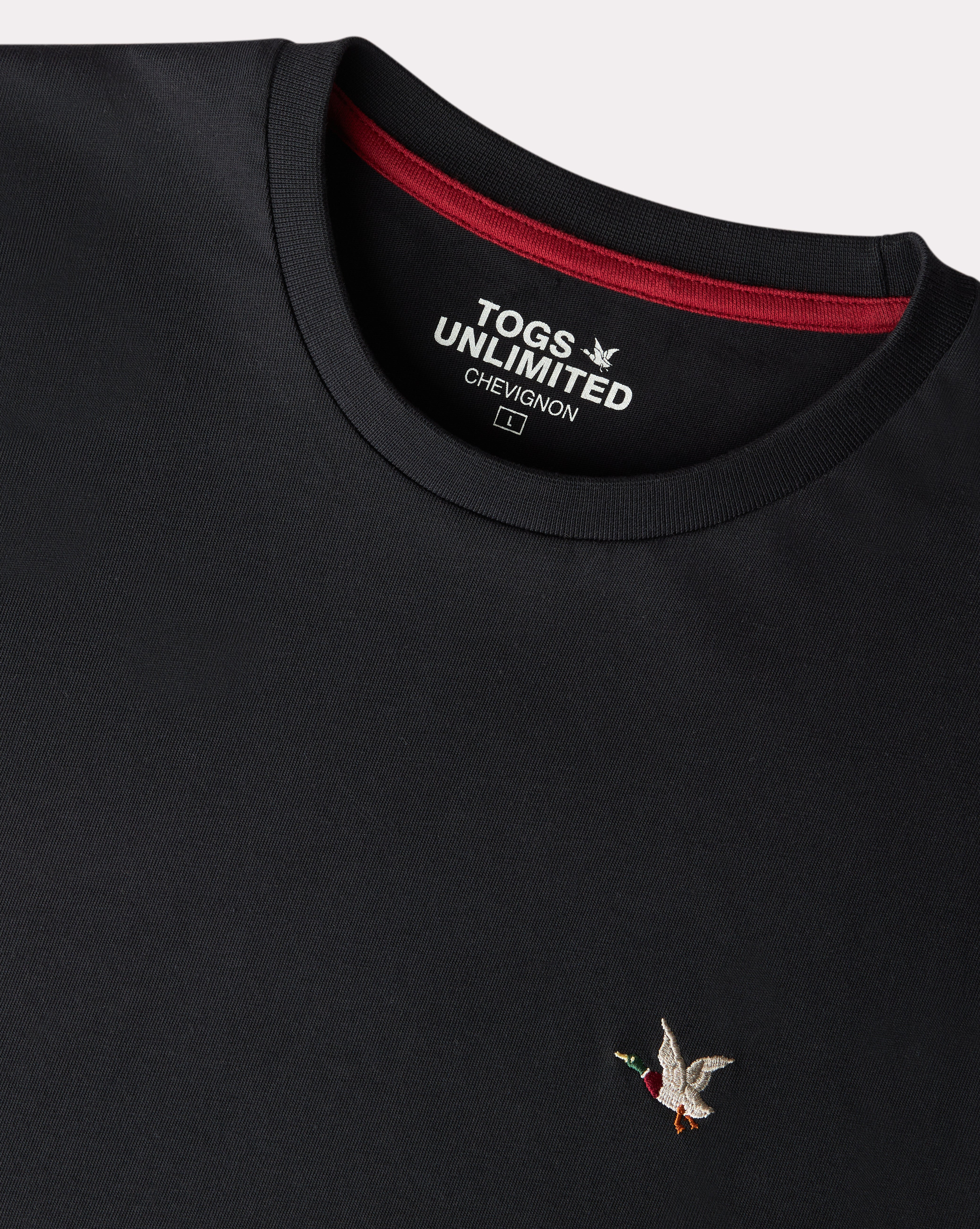 T-TOGS BLACK T-SHIRT