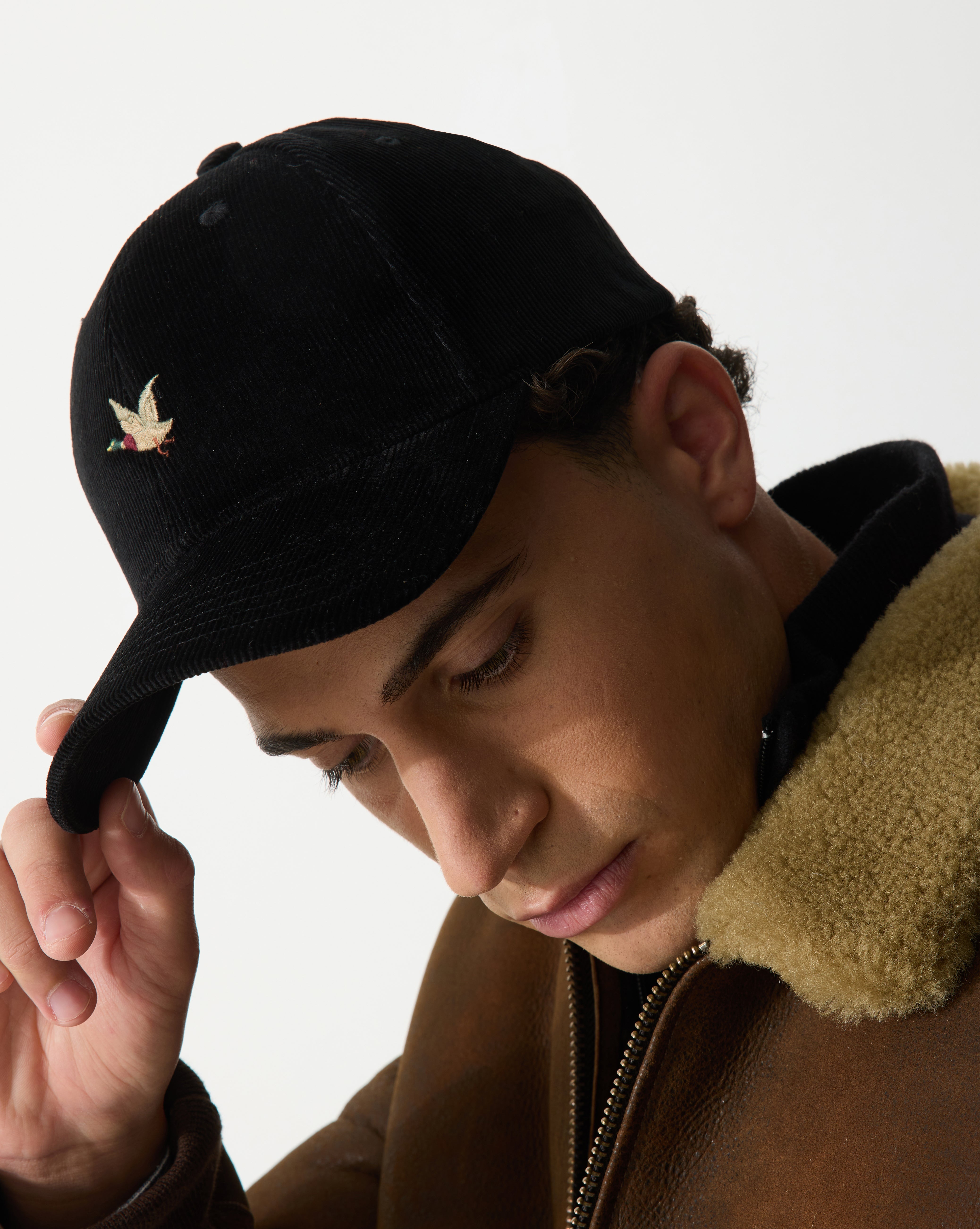 CASQUETTE CITY VELVET CAP NOIR