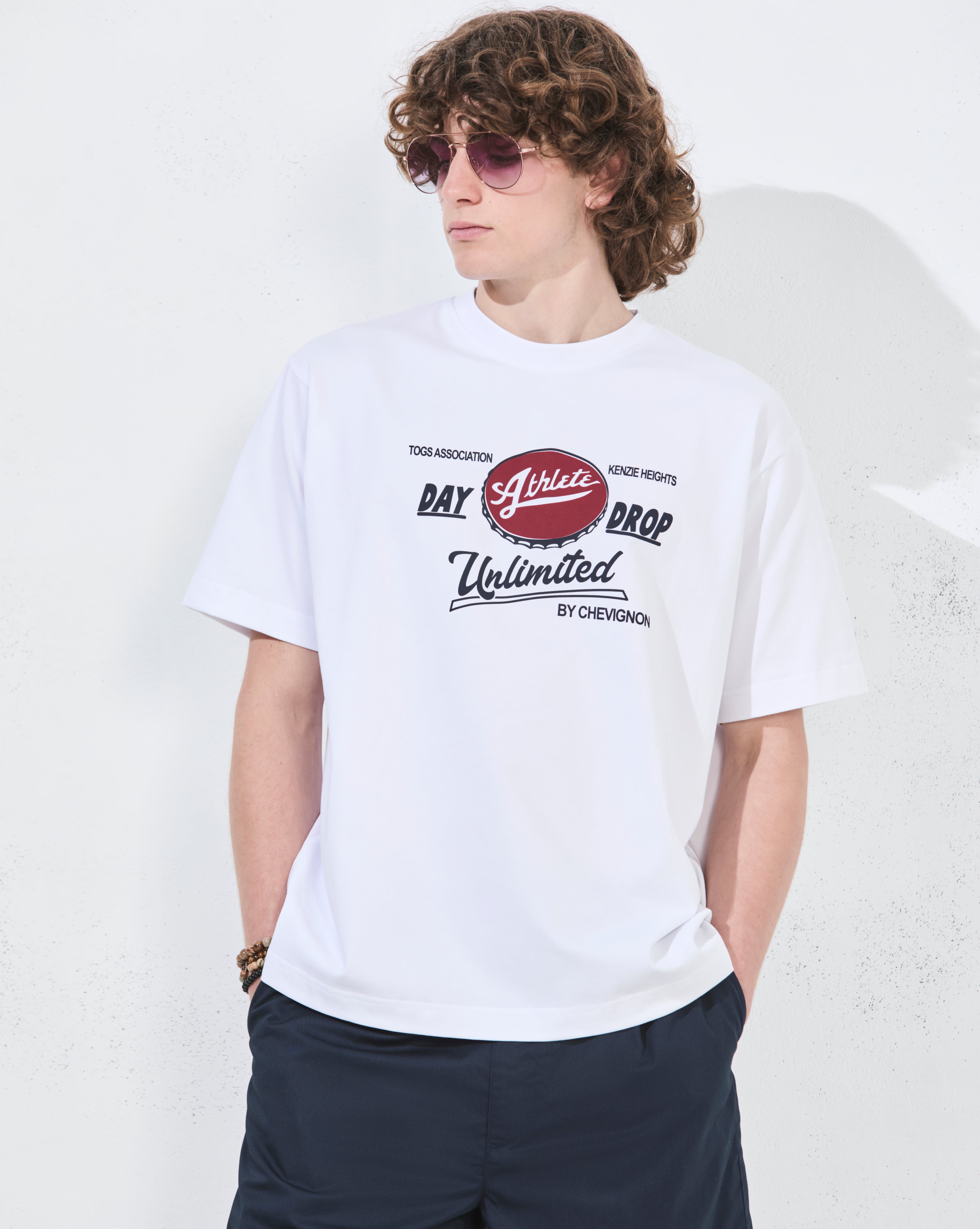 T-SHIRT DAY DROP BLANC