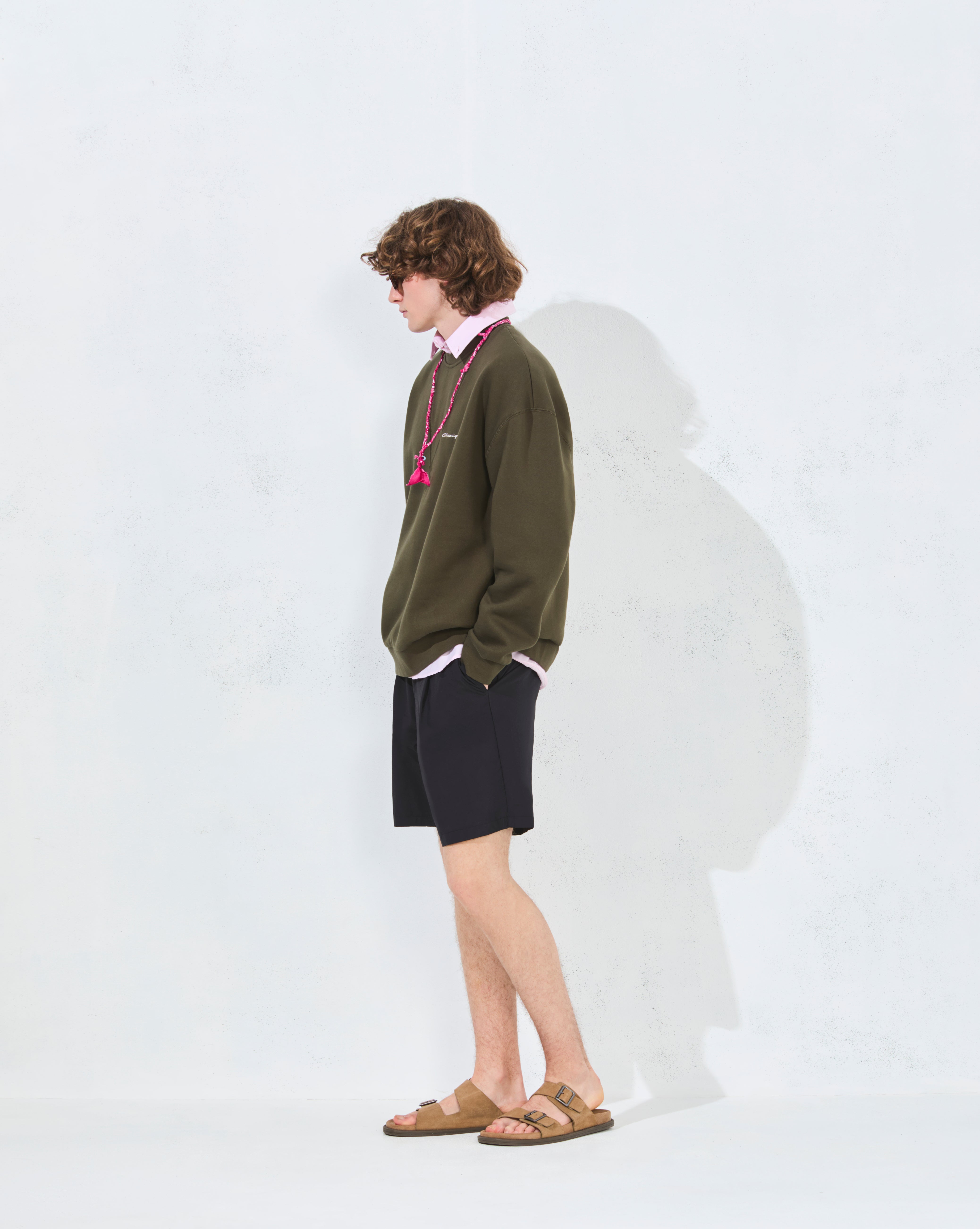 SWEATSHIRT BRODÉ CITY SWEAT KAKI