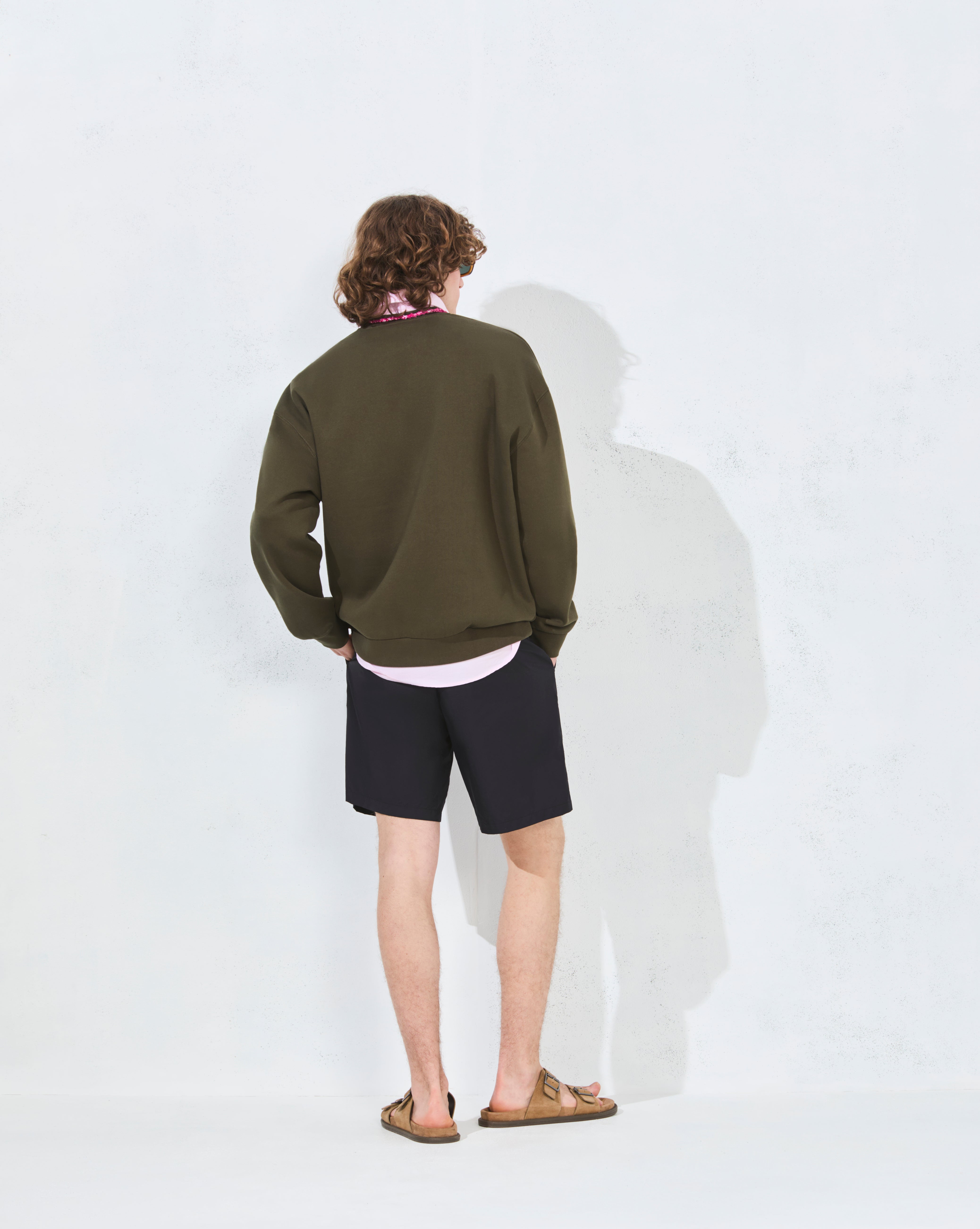 SWEATSHIRT BRODÉ CITY SWEAT KAKI