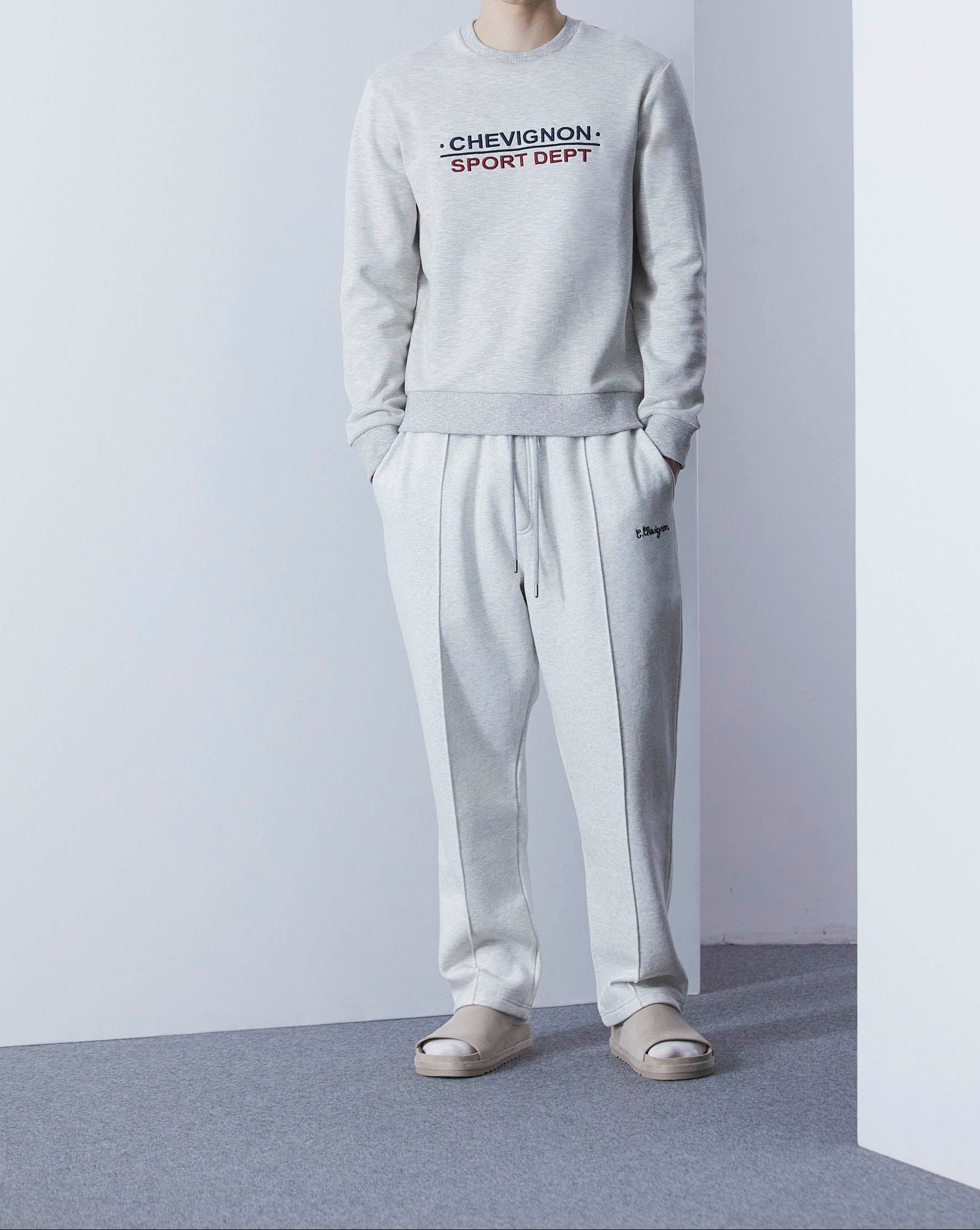 SWEATSHIRT SPORT GRIS