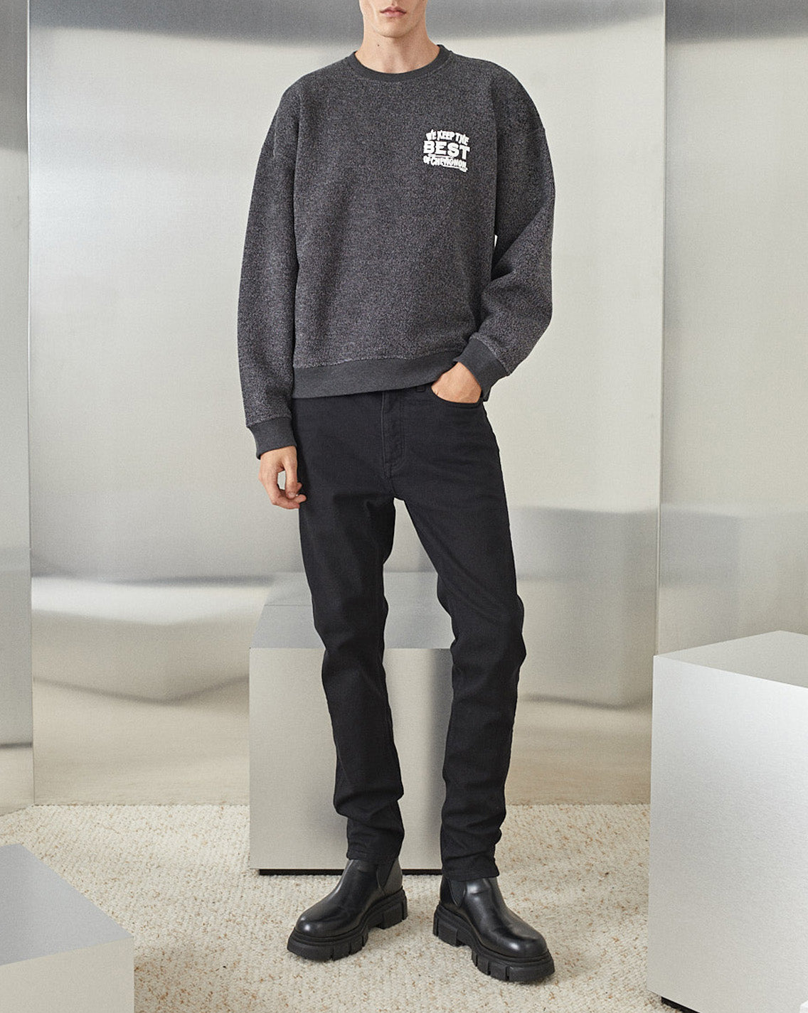 SWEATSHIRT BEST SWEAT NOIR