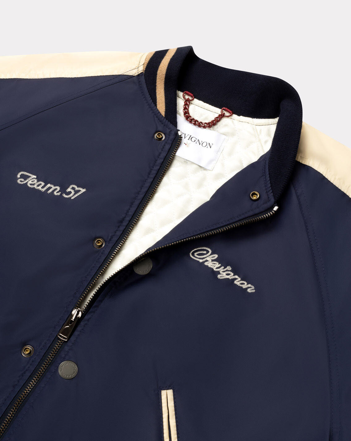 VESTE BOMBERS TEAM BLEU